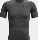 Under Armour UA HG Armour Comp SS Tee T-skjorte for trening/baselayer Herre, Carbon Heather thumbnail