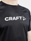 Craft Core Essence Logo Tee T-skjorte for trening Herre, Sort thumbnail