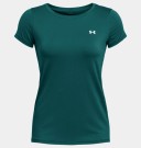 Under Armour HG Armour SS T-skjorte for trening Dame, Hydro Teal thumbnail
