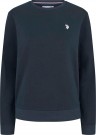 US Polo Adele O-Neck Sweater bomullsgenser Dame, Dark Sapphire/Navy thumbnail