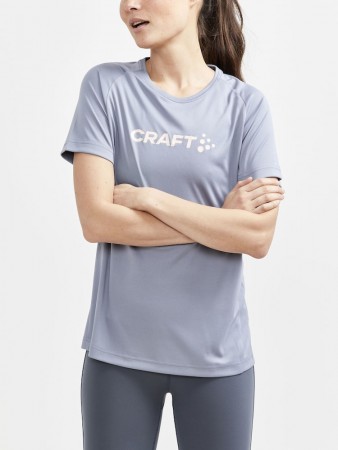 Craft Core Essence Logo Tee T-skjorte for trening Dame, Shade