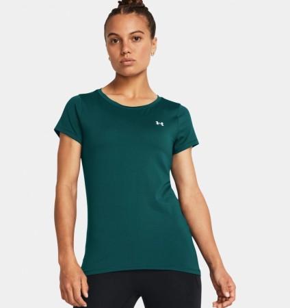Under Armour HG Armour SS T-skjorte for trening Dame, Hydro Teal