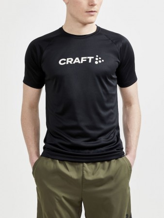 Craft Core Essence Logo Tee T-skjorte for trening Herre, Sort