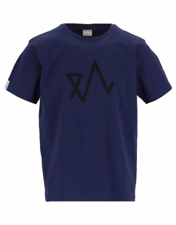 Twentyfour Logo T-skjorte Herre, Marineblå 