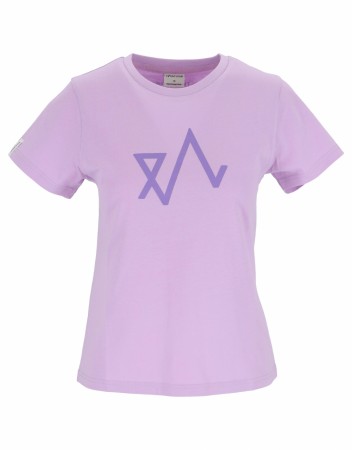 Twentyfour Logo T-skjorte Dame, Lavendel 