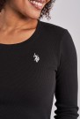 U.S Polo Carlotta T-Shirt tynn genser Dame, Tap Shoe (utsolgt) thumbnail