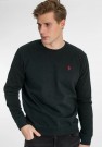 U.S Polo Adler Sweat O-Neck bomullsgenser Herre, Tap Shoe/Sort thumbnail