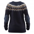 Fjällräven Övik Knit Sweater Ullgenser Dame, Dark Navy thumbnail