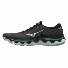 Mizuno wave horizon 6 joggesko dame, sort/grå/grønn    thumbnail
