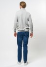 U.S. Polo Brison Knit Half-zip strikket genser Herre, Grey Melange thumbnail