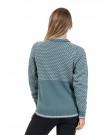 Bergans Alvdal Wool Jumper Til Dame, Grey Sage/Vanilla White  thumbnail