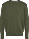 U.S Polo Adair Knit Sweater strikket genser Herre, Forest Night thumbnail