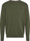 U.S Polo Adair Knit Sweater strikket genser Herre, Forest Night thumbnail