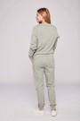 US Polo Adele O-Neck Sweater bomullsgenser Dame, Grey Melange thumbnail