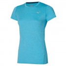 Mizuno Impulse Core Tee T-skjorte for trening Dame, Maui Blå thumbnail