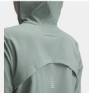 Under Armour UA Outrun The Storm Jacket til dame, Silica Green/Reflective thumbnail