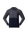 Bergans Alvdal Wool Jumper Til Herre, Navy / Vanilla White thumbnail