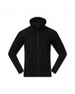 Bergans Ulstein Wool Hood Jacket Til Herre, Sort  thumbnail