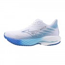 Mizuno wave rider 28 løpesko dame, hvit/blå thumbnail