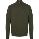 U.S. Polo Brison Knit Half-zip strikket genser Herre, Forest Night thumbnail