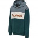 Hummel hmlMorten hoodie, Deep Teal thumbnail