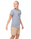 Bergans Nordmarka Organic Cotten Print Tee Til Dame, Husky Blue/Husky Blue Sunset thumbnail