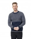 Bergans Alvdal Wool Jumper Til Herre, Navy / Vanilla White thumbnail