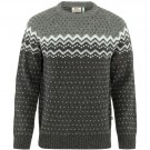 Fjällräven Övik Knit Sweater Ullgenser Herre, Dark Grey - Grey thumbnail