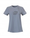Bergans Nordmarka Organic Cotten Print Tee Til Dame, Husky Blue/Husky Blue Sunset thumbnail