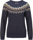 Fjällräven Övik Knit Sweater Ullgenser Dame, Dark Navy thumbnail
