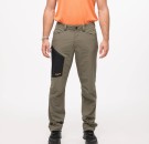 Bergans Vaagaa Light Softshell Pants Til Herre, Green Mud/Black thumbnail