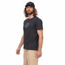 Bergans Nordmarka Organic Cotten Print Tee Til Herre, Dark shadow Grey thumbnail