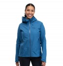 Bergans Skar Light 3L Shell Jacket Til Dame, North Sea Blue thumbnail