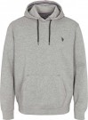 U.S Polo Brayden Hoodie Hettegenser Herre, Grey Melange thumbnail