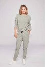 US Polo Adele O-Neck Sweater bomullsgenser Dame, Grey Melange thumbnail