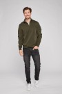 U.S. Polo Brison Knit Half-zip strikket genser Herre, Forest Night thumbnail