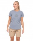 Bergans Nordmarka Organic Cotten Print Tee Til Dame, Husky Blue/Husky Blue Sunset thumbnail