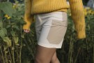Twentyfour Mode Flex Shorts Til Dame, Gråhvit thumbnail