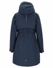 Twentyfour Mode Mia Warm Parkas Dame, Marineblå thumbnail