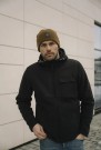 Twentyfour mode zip fleece herre, sort thumbnail