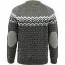 Fjällräven Övik Knit Sweater Ullgenser Herre, Dark Grey - Grey thumbnail