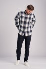 U.S. Polo Gary Flannel Shirt Flanellskjorte Herre, Cloud Dancer  thumbnail