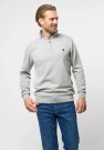 U.S. Polo Brison Knit Half-zip strikket genser Herre, Grey Melange thumbnail
