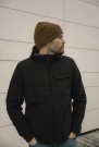 Twentyfour mode zip fleece herre, sort thumbnail