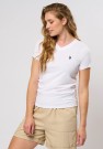  U.S. Polo V-neck Tee Assia Til Dame, Hvit thumbnail