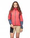 Bergans Vaagaa Windbreaker Jacket Til Dame, Peachy Red/Granite Blue thumbnail