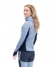 Bergans Cecilie Wool Hood Jacket Til Dame, Misty Sky Blue/Navy Blue thumbnail