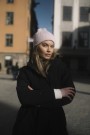 Twentyfour Mode Rib Lue til Dame, Lys Rosa thumbnail