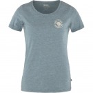 Fjällräven 1960 LOGO T-SHIRT T-skjorte Dame, Indigo Blue-Melange  thumbnail