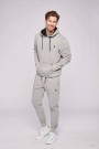 U.S Polo Brayden Hoodie Hettegenser Herre, Grey Melange thumbnail